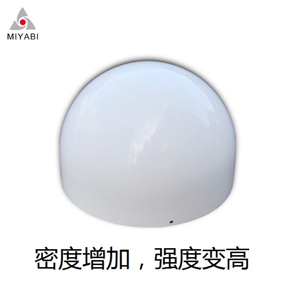 玻璃鋼天線(xiàn)罩密度偏高的影響